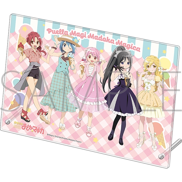 【グッズ-スタンドポップ】魔法少女まどか☆マギカ アクリルアートパネル(ice cream PARTY)