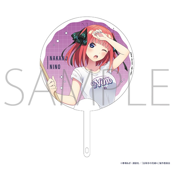 【グッズ-うちわ】五等分の花嫁＊ クリアうちわ/中野二乃