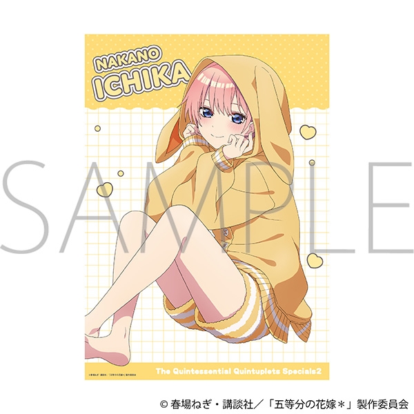 【グッズ-ポスター】五等分の花嫁＊ クリアポスター/中野一花