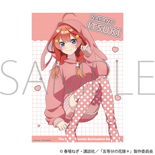 【グッズ-ポスター】五等分の花嫁＊ クリアポスター/中野五月