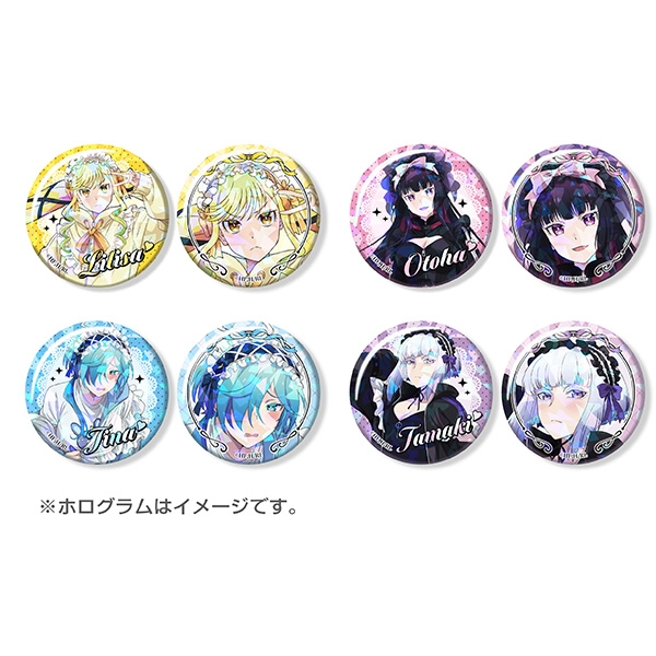 【グッズ-バッチ】ロックは淑女の嗜みでして ホロカンバッジコレクション