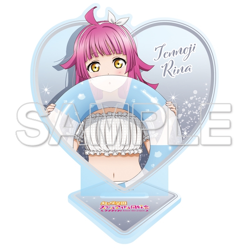 【グッズ-スタンドポップ】 ラブライブ！虹ヶ咲学園スクールアイドル同好会 ハート型ラメ入りアクリルスタンド 天王寺 璃奈