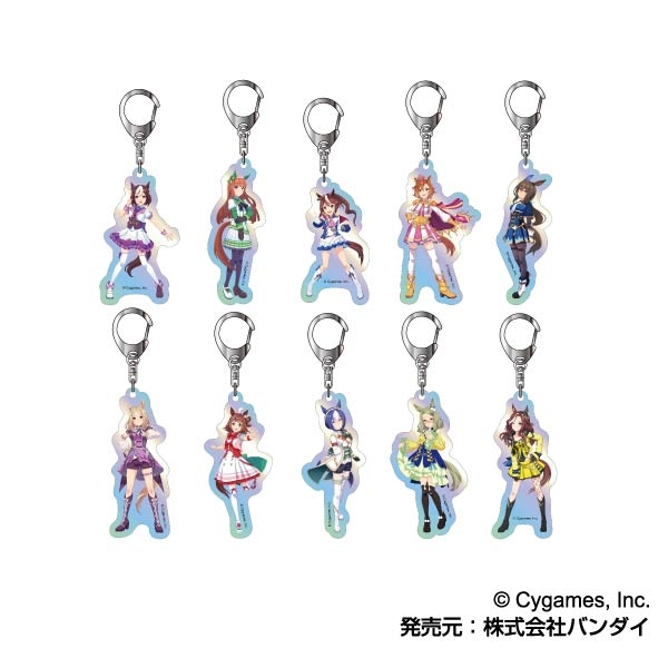 【グッズ-キーホルダー】ウマ娘 プリティーダービー オーロラアクリルキーホルダー A