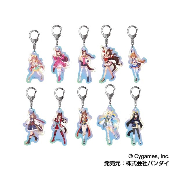 【グッズ-キーホルダー】ウマ娘 プリティーダービー オーロラアクリルキーホルダー C