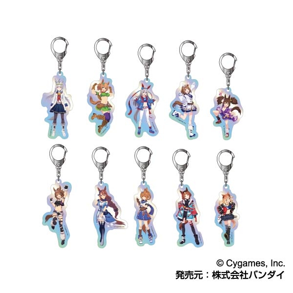 【グッズ-キーホルダー】ウマ娘 プリティーダービー オーロラアクリルキーホルダー D