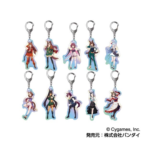 【グッズ-キーホルダー】ウマ娘 プリティーダービー オーロラアクリルキーホルダー E