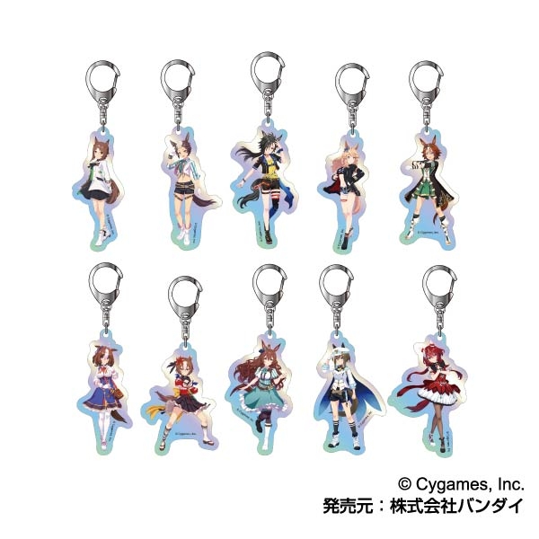 【グッズ-キーホルダー】ウマ娘 プリティーダービー オーロラアクリルキーホルダー F