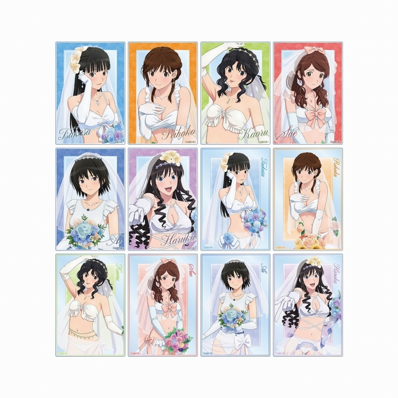 【グッズ-カード】アマガミSS+plus 描き下ろし ウェディング水着ver. トレーディングアクリルカード
