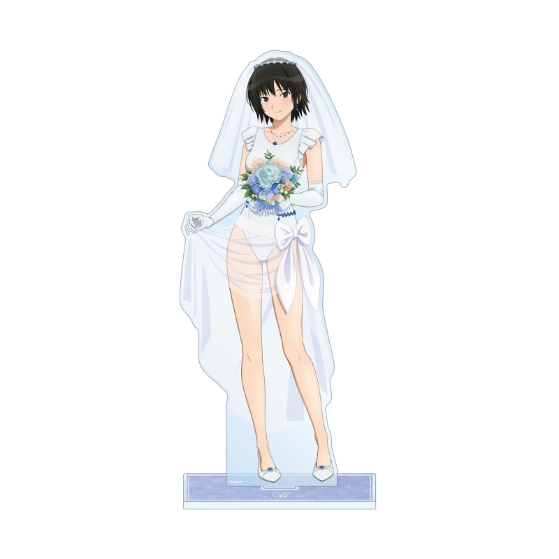 【グッズ-スタンドポップ】アマガミSS+plus 描き下ろし 七咲 逢 ウェディング水着ver. 特大アクリルスタンド