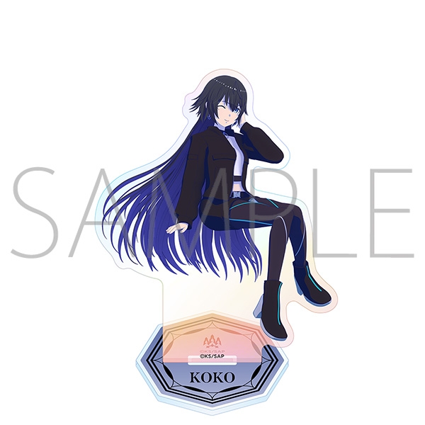 【グッズ-スタンドポップ】神椿市建設中。 オーロラアクリルスタンド/輪廻此処 B