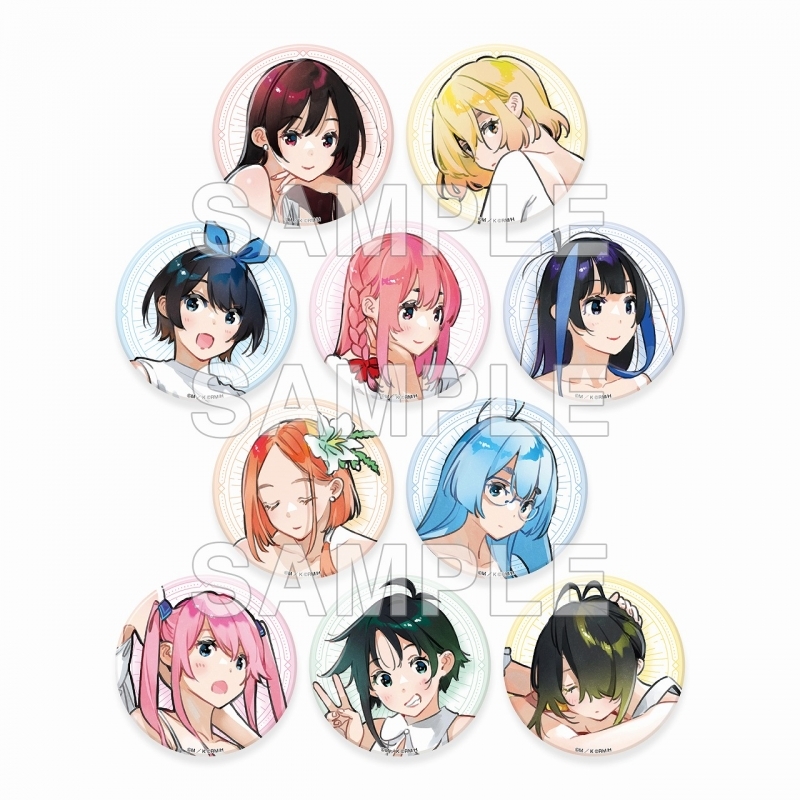 【グッズ-バッチ】彼女、お借りします×紫雲寺家の子供たちトレーディング缶バッジ ver. Venus
