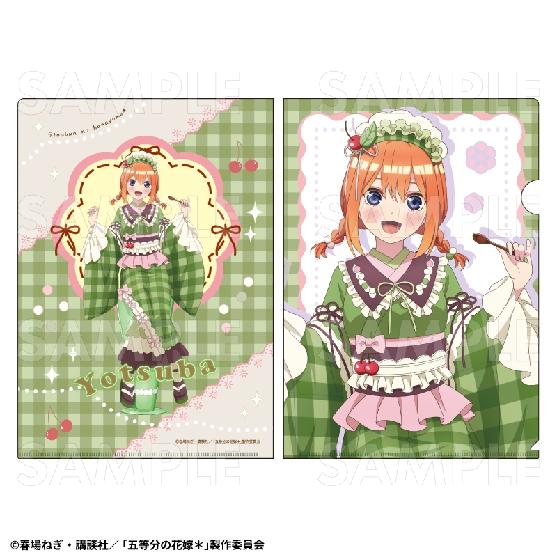 【グッズ-クリアファイル】五等分の花嫁＊和パフェドレスver. クリアファイル 中野四葉