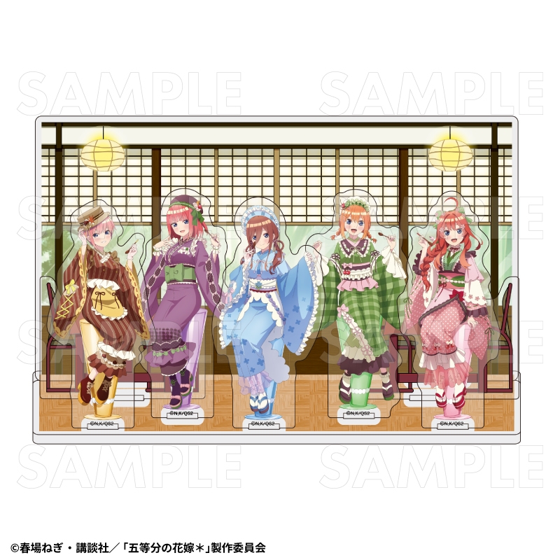 【グッズ-スタンドポップ】五等分の花嫁＊和パフェドレスver. アクリルジオラマ
