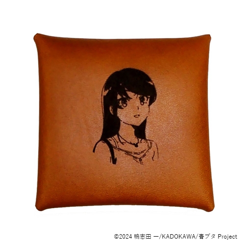 【グッズ-コインケース】青春ブタ野郎はサンタクロースの夢を見ない レザーコインケース 桜島 麻衣