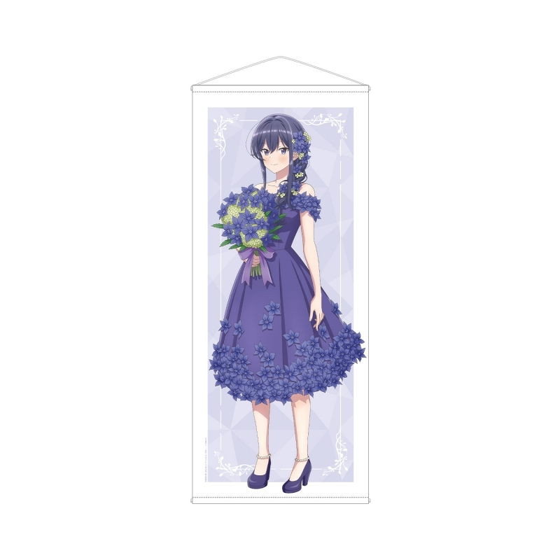【グッズ-タペストリー】ささやくように恋を唄う 描き下ろし 泉 志帆 花びらドレスver. 等身大タペストリー