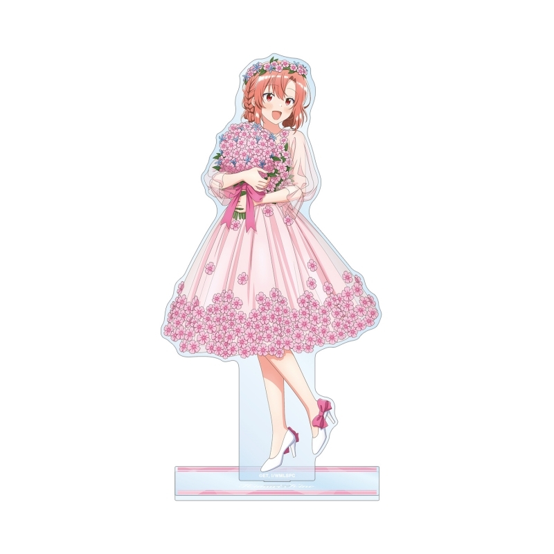 【グッズ-スタンドポップ】ささやくように恋を唄う 描き下ろし 木野 ひまり 花びらドレスver. 特大アクリルスタンド