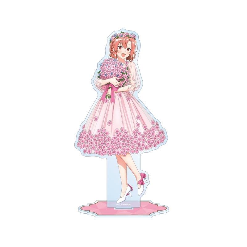【グッズ-スタンドポップ】ささやくように恋を唄う 描き下ろし 木野 ひまり 花びらドレスver. BIGアクリルスタンド