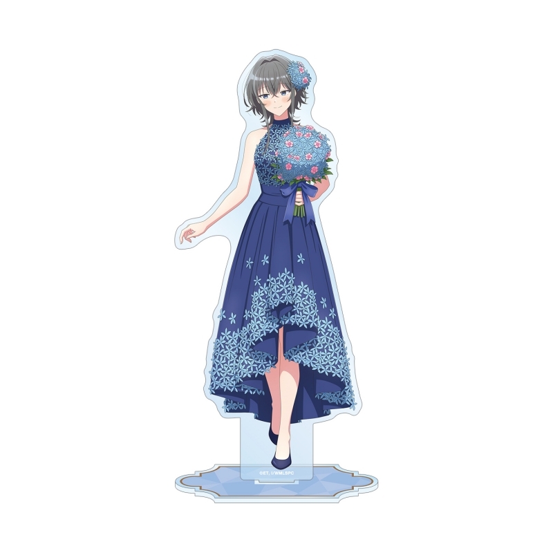 【グッズ-スタンドポップ】ささやくように恋を唄う 描き下ろし 朝凪 依 花びらドレスver. BIGアクリルスタンド