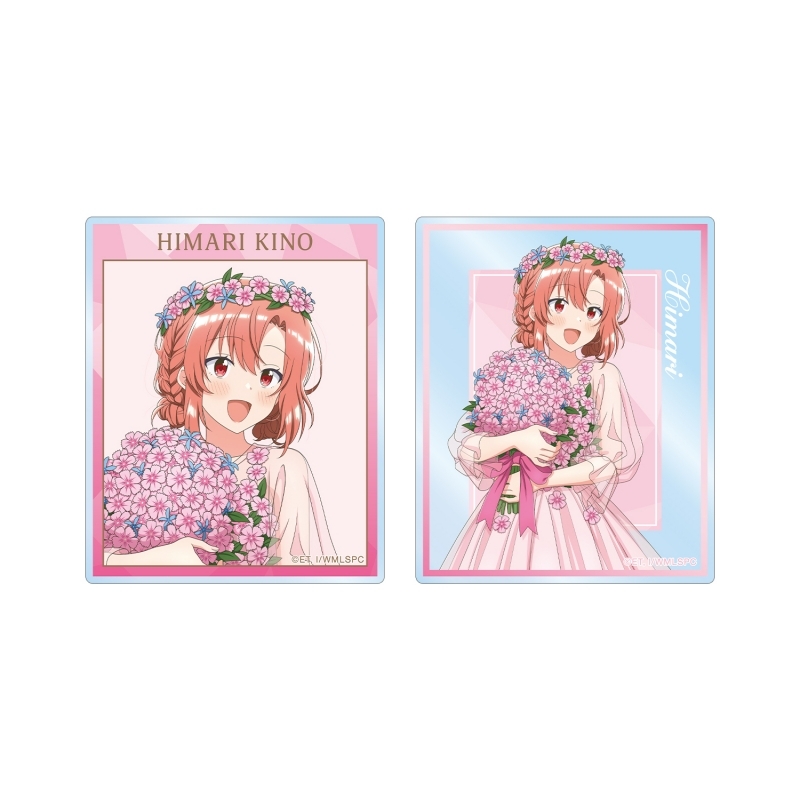 【グッズ-カード】ささやくように恋を唄う 描き下ろし 木野 ひまり 花びらドレスver. アクリルカード2枚セット