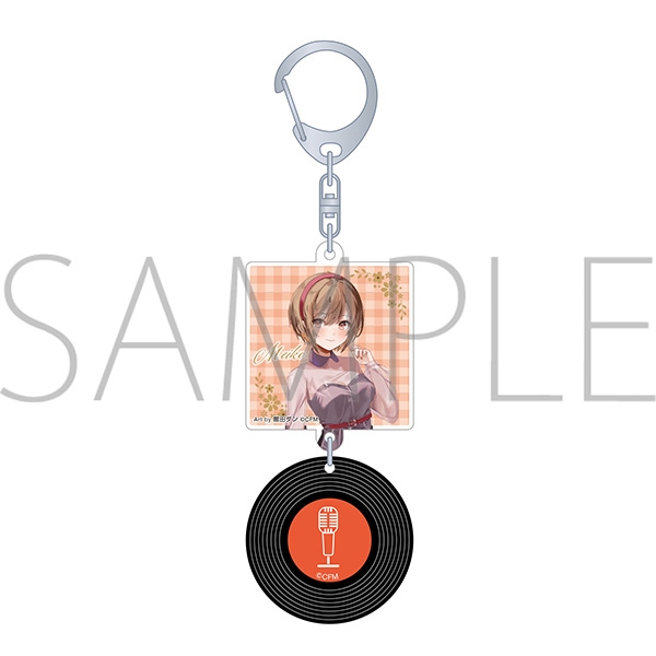 【グッズ-キーホルダー】初音ミクシリーズ レコード風キーホルダー/レジャフェス E MEIKO
