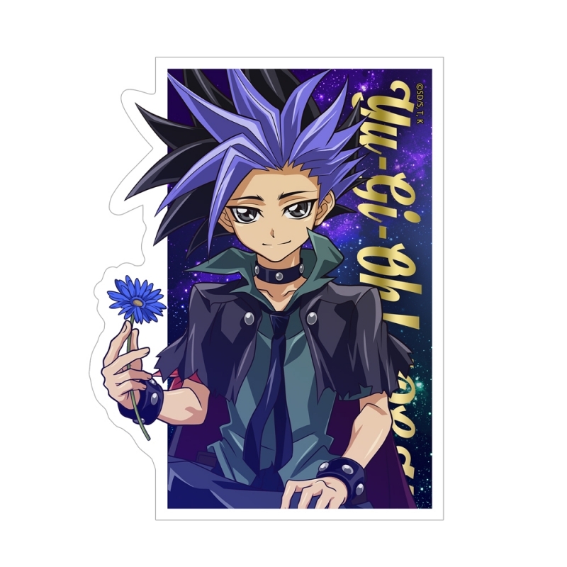 【グッズ-ステッカー】遊☆戯☆王ARC-V 描き下ろし ユート 屋外対応ステッカー 一輪のゆらめきVer.