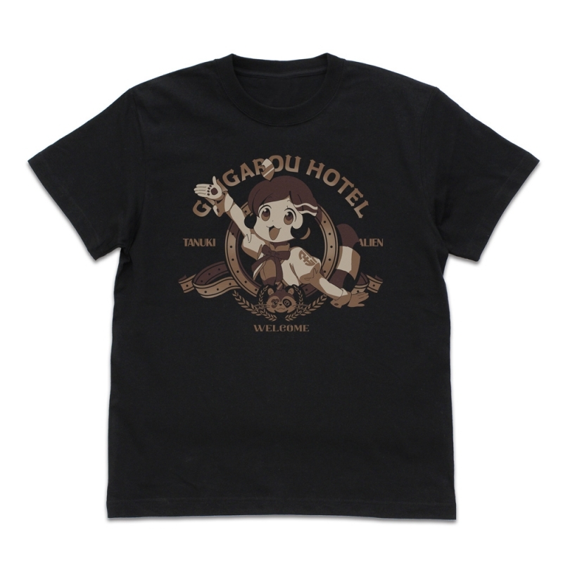 【グッズ-Tシャツ】アポカリプスホテル ポン子 Tシャツ/BLACK-M