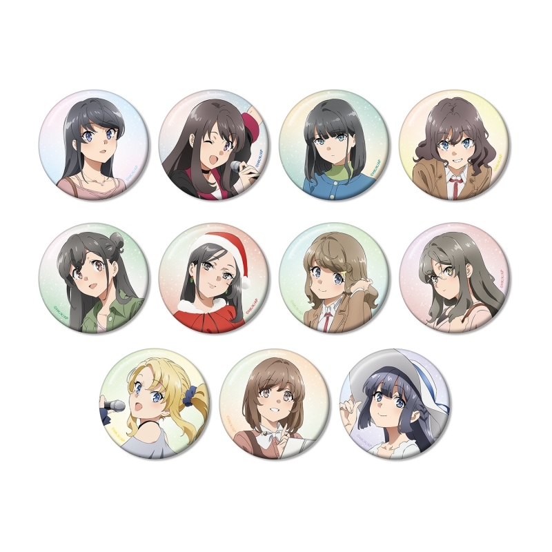 【グッズ-バッチ】青春ブタ野郎はサンタクロースの夢を見ない トレーディング缶バッジ