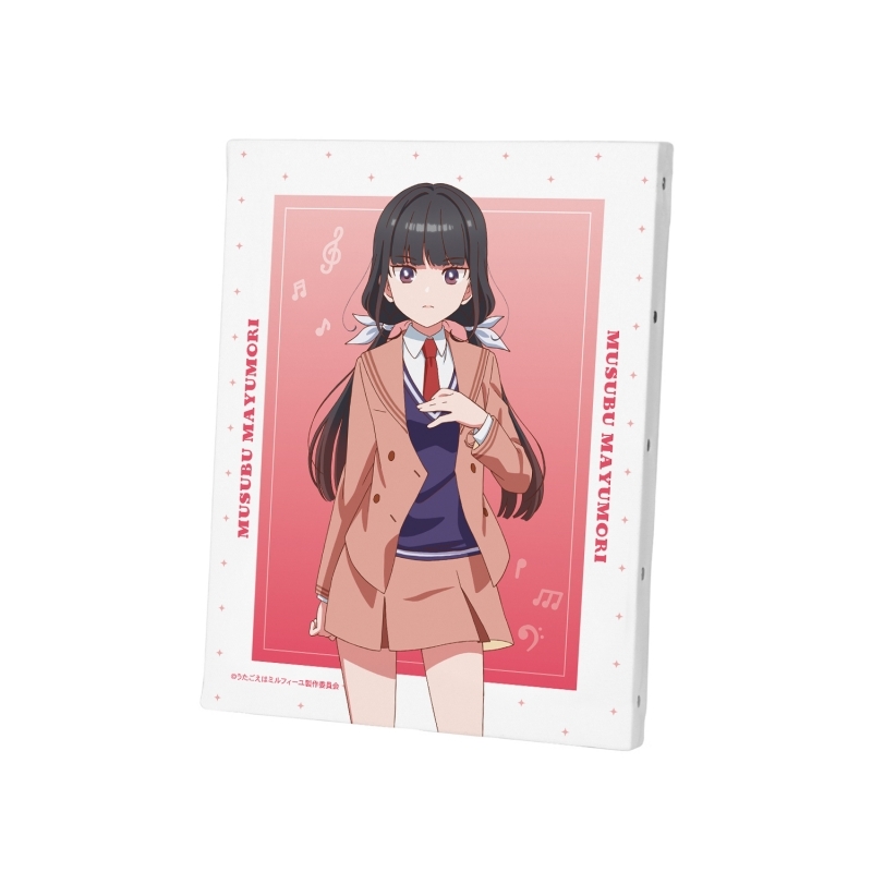 【グッズ-ボード】うたごえはミルフィーユ ムスブ キャンバスボード
