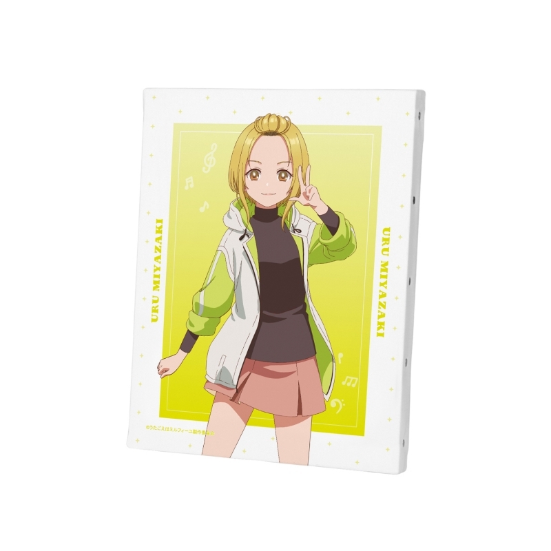 【グッズ-ボード】うたごえはミルフィーユ ウルル キャンバスボード