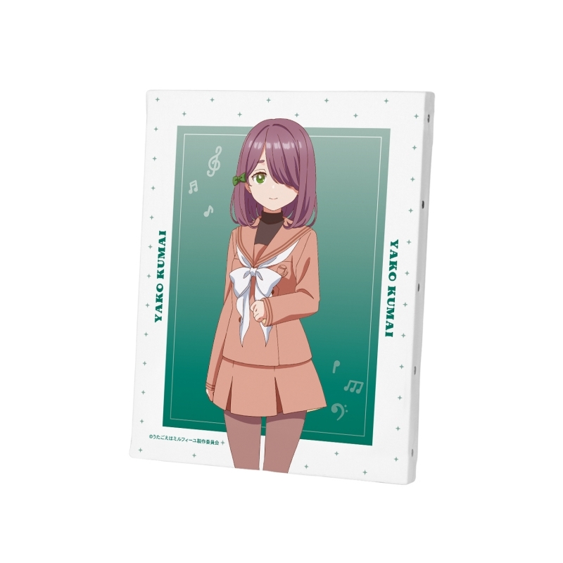 【グッズ-ボード】うたごえはミルフィーユ クマちゃん キャンバスボード