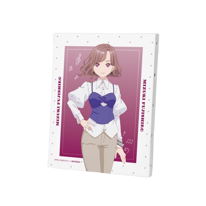 【グッズ-ボード】うたごえはミルフィーユ ミズキ キャンバスボード