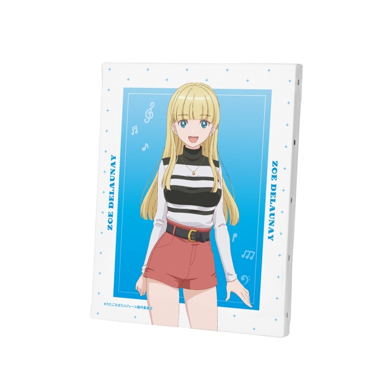 【グッズ-ボード】うたごえはミルフィーユ ゾイ キャンバスボード