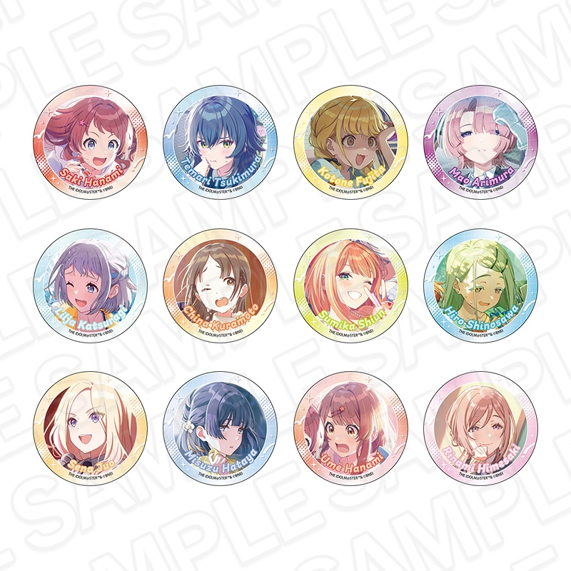 【グッズ-バッチ】学園アイドルマスター オーロラカンバッジ(ブラインド)