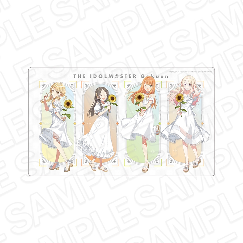 【グッズ-デスクマット】学園アイドルマスター ラバーデスクマット sunflower ver.