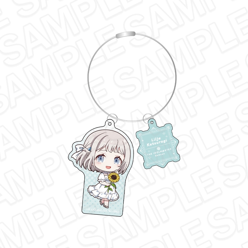 【グッズ-キーホルダー】学園アイドルマスター ワイヤーキーホルダー 葛城リーリヤ sunflower ミニキャラ ver.