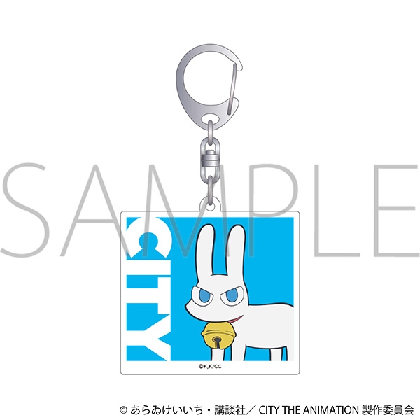 【グッズ-キーホルダー】CITY THE ANIMATION アクリルキーホルダー/みみねこ