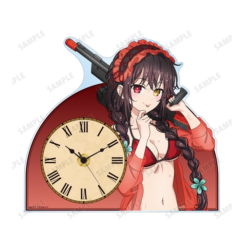 【グッズ-時計】デート・ア・ライブV 描き下ろし 時崎狂三 デート・ア・バカンスver. アクリルスタンド時計