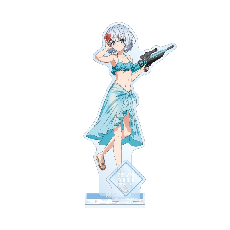 【グッズ-スタンドポップ】デート・ア・ライブV 描き下ろし 鳶一折紙 デート・ア・バカンスver. パーツ付きBIGアクリルスタンド