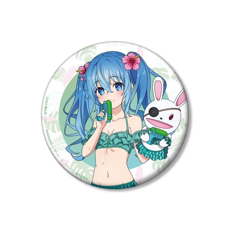【グッズ-バッチ】デート・ア・ライブV 描き下ろし 四糸乃 デート・ア・バカンスver. 100mm缶バッジ