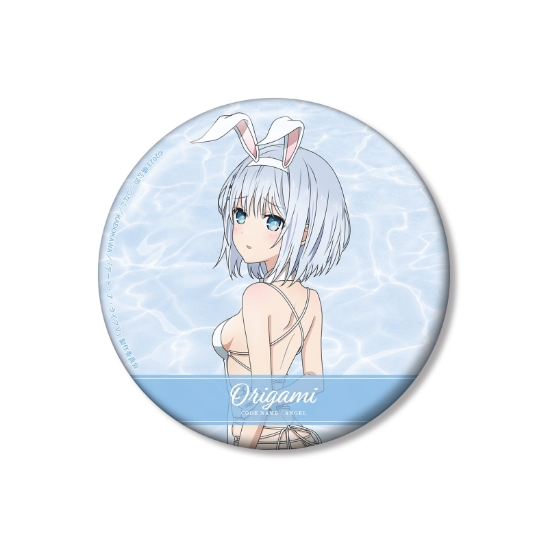 【グッズ-バッチ】デート・ア・ライブV 描き下ろし 鳶一折紙 水着バニーver. 100mm缶バッジ