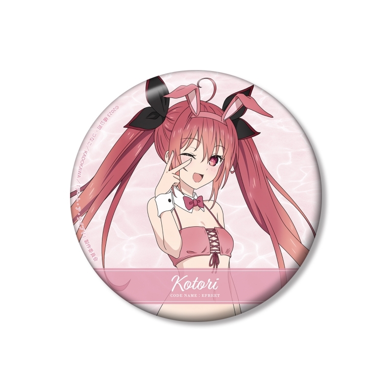 【グッズ-バッチ】デート・ア・ライブV 描き下ろし 五河琴里 水着バニーver. 100mm缶バッジ