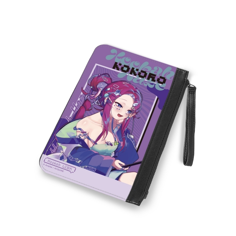 【グッズ-ポーチ】Hookah Haze 明月院こころ PUレザーフラットポーチ