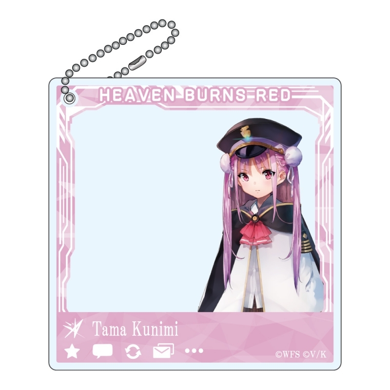 【グッズ-キーホルダー】ヘブンバーンズレッド SNSぽいアクリルキーホルダー 國見タマ