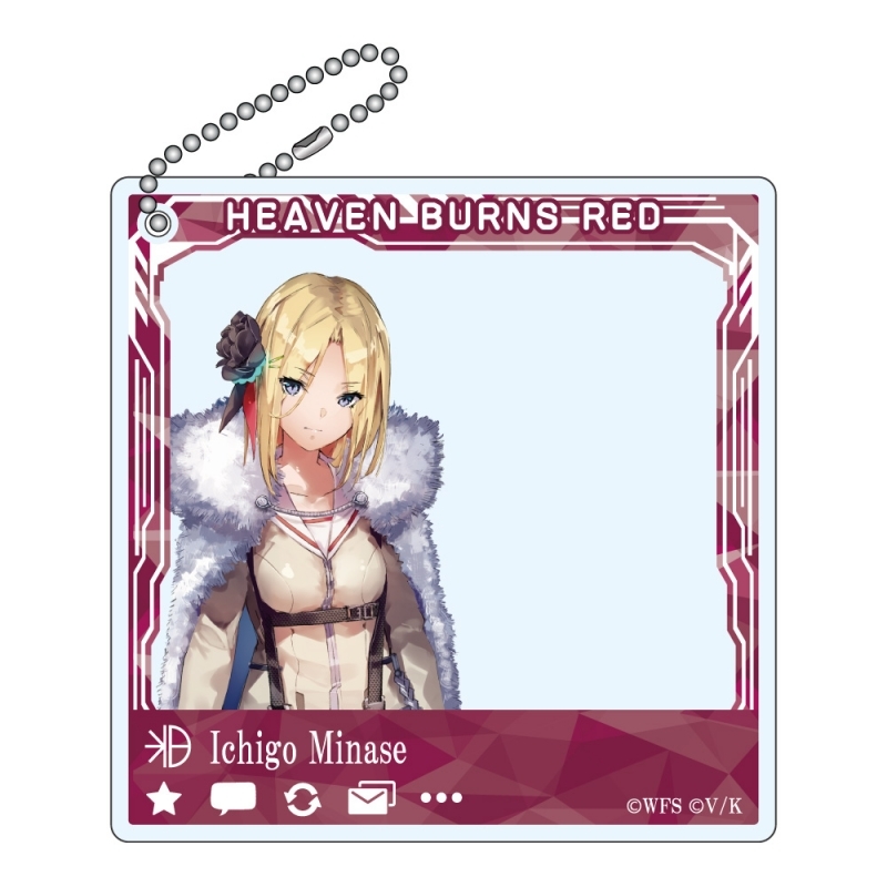 【グッズ-キーホルダー】ヘブンバーンズレッド SNSぽいアクリルキーホルダー 水瀬いちご