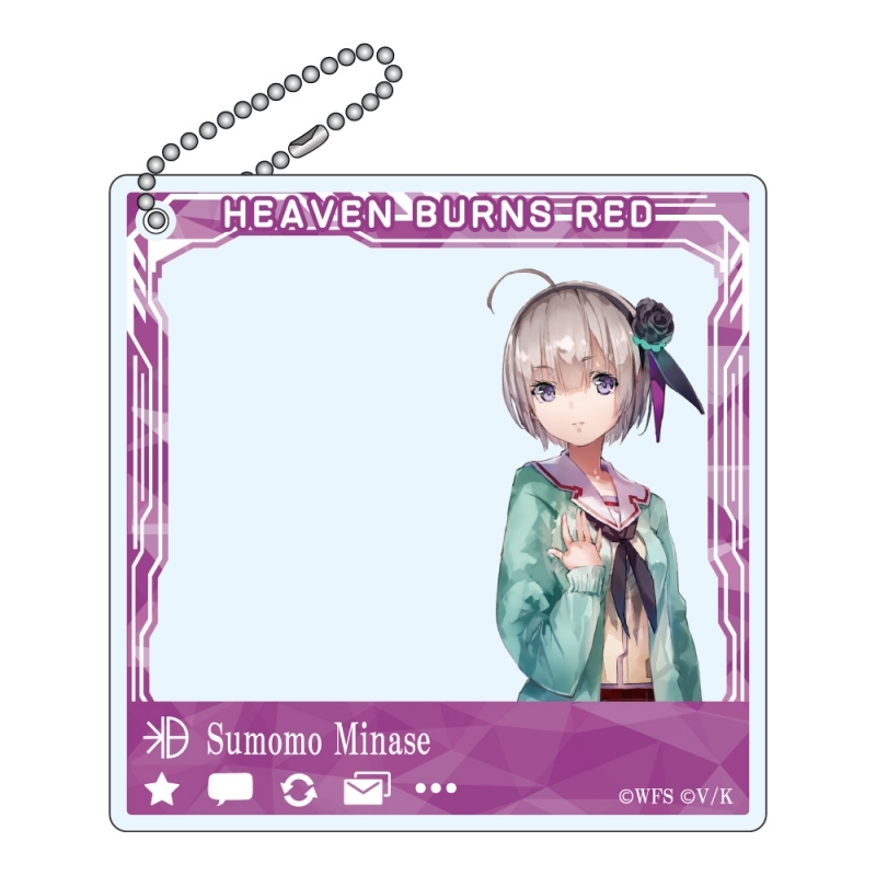 【グッズ-キーホルダー】ヘブンバーンズレッド SNSぽいアクリルキーホルダー 水瀬すもも