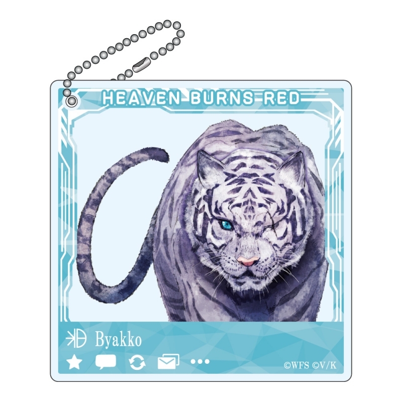 【グッズ-キーホルダー】ヘブンバーンズレッド SNSぽいアクリルキーホルダー ビャッコ