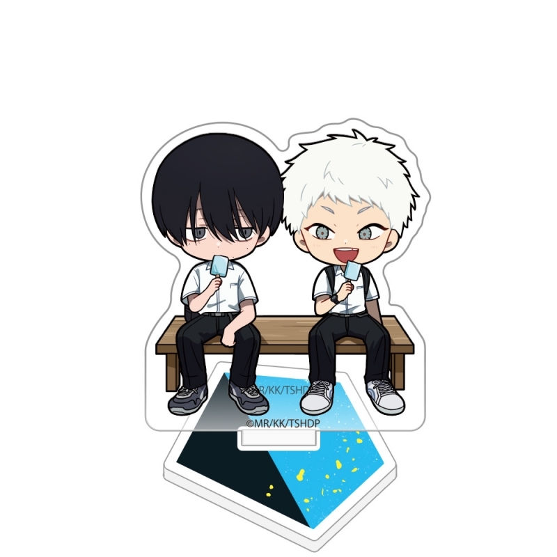 【グッズ-スタンドポップ】光が死んだ夏 ミニキャラアクリルスタンド(よしき&ヒカル/制服B)