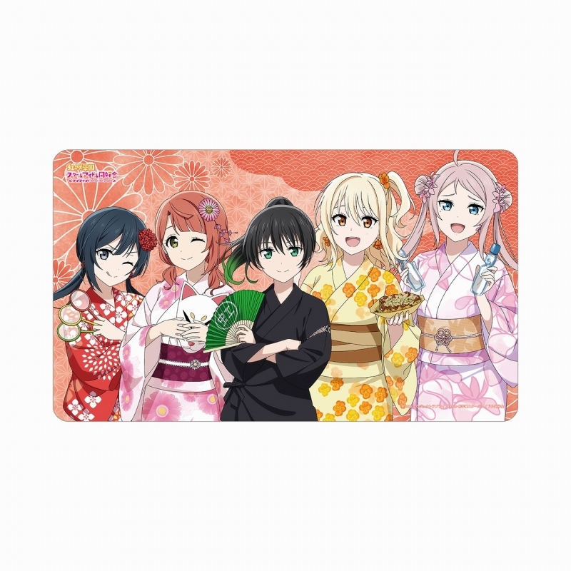 【グッズ-デスクマット】ラブライブ！虹ヶ咲学園スクールアイドル同好会描き下ろし 2年生 縁日ver. マルチデスクマット