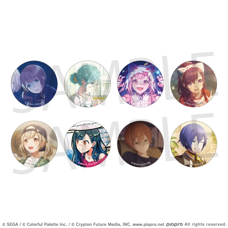 【グッズ-バッチ】プロジェクトセカイ カラフルステージ！ feat. 初音ミク グリッター缶バッジ イベントイラストコレクション vol.47 A