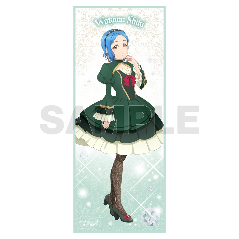 【グッズ-タオル】ラブライブ！スーパースター!! マイクロファイバーフェイスタオル 若菜四季 牛久ver.【ゲーマーズ限定】